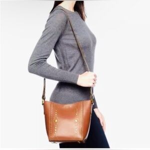 Frye studded leather crossbody bag NEW